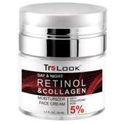 TruLook Retinol and Collagen Moisturizer Face Cream with Hyaluronic acid, Day and Night 1.7 Fl oz