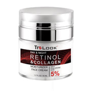 TruLook Retinol and Collagen Moisturizer Face Cream with Hyaluronic acid, Day and Night 1.7 Fl oz