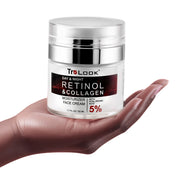 TruLook Retinol and Collagen Moisturizer Face Cream with Hyaluronic acid, Day and Night 1.7 Fl oz