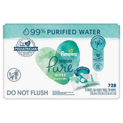 Pampers Aqua Pure Sensitive Baby Wipes, 13 Packs (728 ct.)