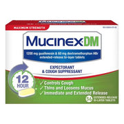 Mucinex DM 12 Hr Max Strength Expectorant & Cough Suppressant Tablets (56 ct.)