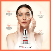 TruLook Vitamin C + hyaluronic Acid Serum, Anti Aging, Anti Wrinkle, Improves Dark Spots, Tone, & Fine Lines Made is USA