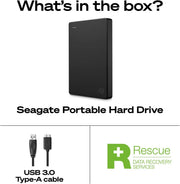 Seagate 2TB Portable Hard Drive | USB 3.0 (STGX2000400)
