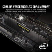 CORSAIR Vengeance LPX DDR4 RAM 32GB (2x16GB) Up to 3200MHz CL16-20-20-38 1.35V Intel XMP AMD EXPO Computer Memory – Black