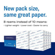 Hammermill Business Copy Paper, 20lb, 92 Bright, 8.5 x 11", 8 Ream Case