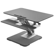 Seville Classics AIRLIFT® Pneumatic Sit-to-Stand Adjustable Single Column Riser Desk Converter