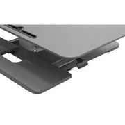 Seville Classics AIRLIFT® Pneumatic Sit-to-Stand Adjustable Single Column Riser Desk Converter