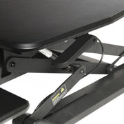 Seville Classics Airlift Pneumatic Sit Stand Desktop Workstation Converter Desk, Choose a Color