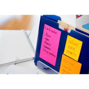 Post-it Super Sticky Notes, 4" x 6", Assorted Colors, Lined, 8 Pack, 800 Total Sheets