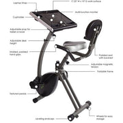 Wirk Ride Exercise Bike Workstation and Standing Desk