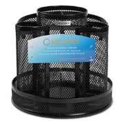 Rolodex - Wire Mesh Spinning Desk Sorter - Black