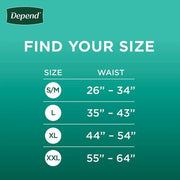 Depend Fresh Protection Incontinence Underwear for Men