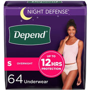 Depend Night Defense Adult Incontinence Underwear for Women