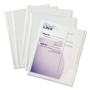 C-Line - Polypropylene Report Covers w/Binding Bars, Economy, Clear, 11 x 8 1/2 - 50/BX