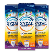 Xyzal Children's Allergy 24HR Oral Solution, Grape (3 pk., 5 fl. oz./pk.)