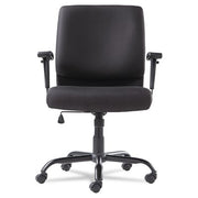OIF Big & Tall Mid-Back Swivel/Tilt Chair, Black