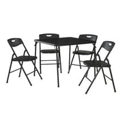 Cosco 5-Piece Folding Table and Chair Set, Assorted Colors