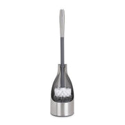 Polder Stainless Steel Toilet Brush Caddy and Bonus Heads - 2 Pack