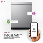 LG Top Control Wi-Fi Enabled Dishwasher with QuadWash Pro - LDPS6762S