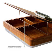 Rossie Home Acacia Wood Easel Lap Desk with Storage, Natural