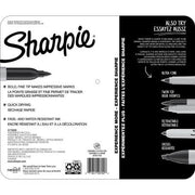 Sharpie Permanent Fine Tip Markers, Black, 24 Count