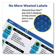 Avery Shipping Labels w/ TrueBlock Technology, Laser Printers, 3.33 x 4, White, 6/Sheet, 100 Sheets/Box