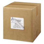 Avery Shipping Labels w/ TrueBlock Technology, Laser Printers, 3.33 x 4, White, 6/Sheet, 100 Sheets/Box