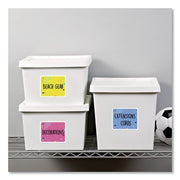 Avery Shipping Labels w/ TrueBlock Technology, Laser Printers, 3.33 x 4, White, 6/Sheet, 100 Sheets/Box