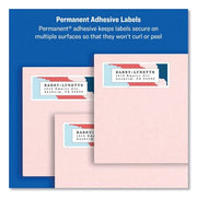 Avery Easy Peel White Address Labels w/ Sure Feed Technology, Inkjet Printers, 1 x 2.63, White, 30/Sheet, 25 Sheets/Pack