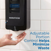 Marathon Automated Soap Dispenser, Black, 6.5”W x 4”D x 11.7”H