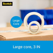 Scotch Heavy Duty Shipping Packaging Tape, 1.88" x 60.15 yd, 6-Pack