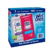 Wet Ones Antibacterial Hand Wipes, Fresh Scent/Lavender (20 ct., 7 pk.)