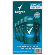 Degree Men Dry Protection Antiperspirant, Cool Rush (2.7 oz., 5 pk.)