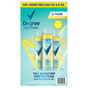 Degree Advanced Dry Spray Antiperspirant & Deodorant, Fresh Energy (4.8 oz., 3 pk.)