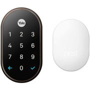 Google Nest x Yale Lock (Oil-Rubbed Bronze) with Nest Connect (Brown)