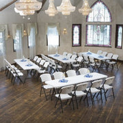 Lifetime (4) 8' Tables and (32) Chairs Combo (Commercial)