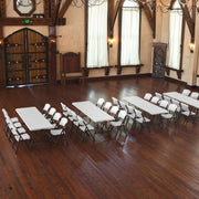 Lifetime (4) 8' Tables and (32) Chairs Combo (Commercial)