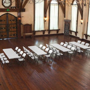 Lifetime (4) 8' Tables and (32) Chairs Combo (Commercial)