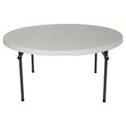 Lifetime 60" Round Commercial Grade Folding Table, 4 Pack, Choose a Color