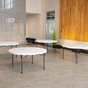 Lifetime 60" Round Commercial Grade Folding Table, 4 Pack, Choose a Color