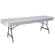 Lifetime 8' Commercial Grade Folding Table, Select Color