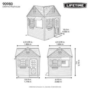 Lifetime 6ft x 6ft x 7 ft Tall Imagination Playhouse, 290980