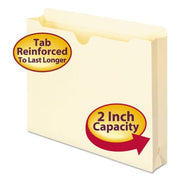 Smead 2" Expansion File Jackets, Manila (Letter, 50ct.)