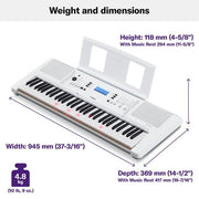 Yamaha 61-Key Lighted Portable Keyboard (EZ-300AD)