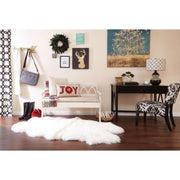 OSP Home Furnishings Santa Cruz Writing Desk, Black