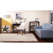 OSP Home Furnishings Santa Cruz Writing Desk, Black