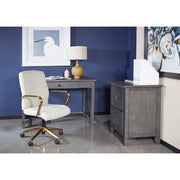 OSP Home Furnishings Hillsboro Writing Desk in Gray Wash