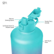 Simple Modern 1-Gallon Water Bottle with Straw Lid with Ounce Markers