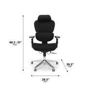 OFM Ergo Fabric Upholstered Office Chair with Optional Headrest, Lumbar Support, Choose a Color (540-F)
