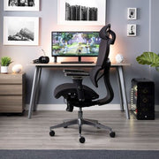 OFM Ergo Fabric Upholstered Office Chair with Optional Headrest, Lumbar Support, Choose a Color (540-F)